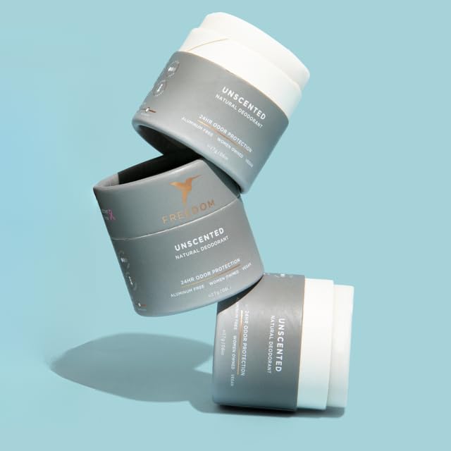 Eco-Friendly Deodorant Travel Mini's - 3 pack - Unscented (0.6oz)