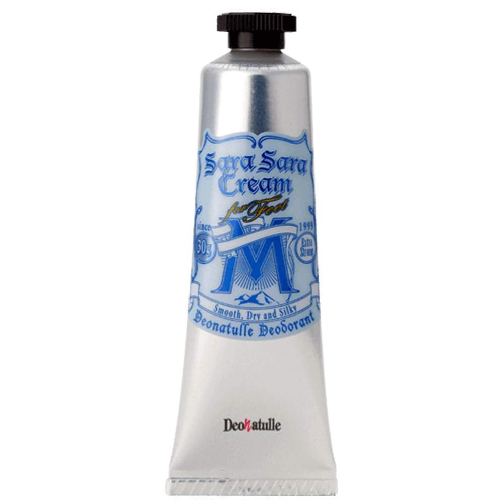 Mens Toe Finger Sarasara Cream, 30g, Unscented, Body Deodorant