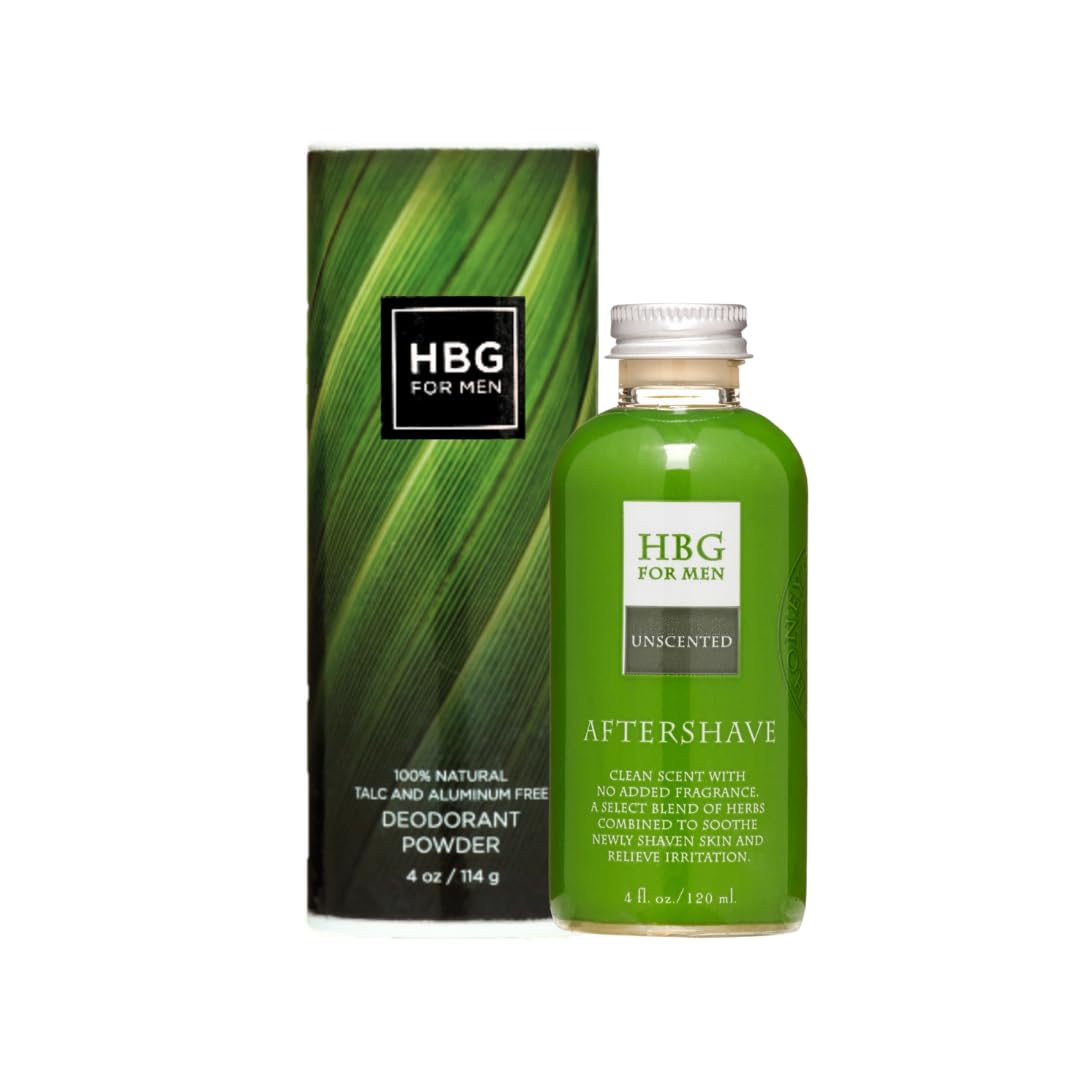 Honeybee Gardens for Men Deodorant & Afershave Bundle | Unscented