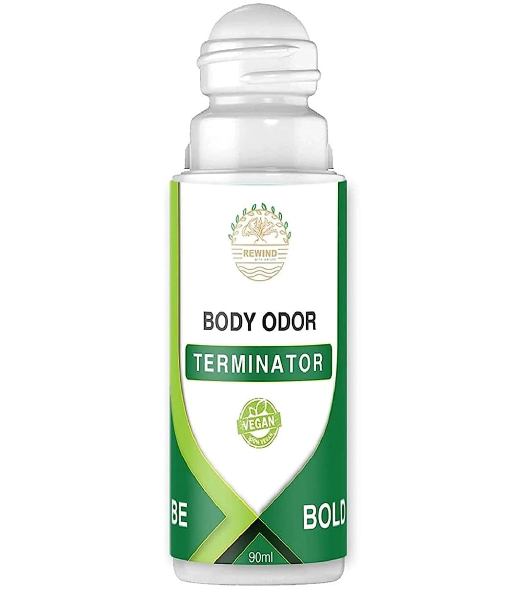 Be Bold Body Odor Eliminator Roll On Aluminum Free Under Arm Deodorant For Men, Women, Unisex Terminator Works At Source Odor