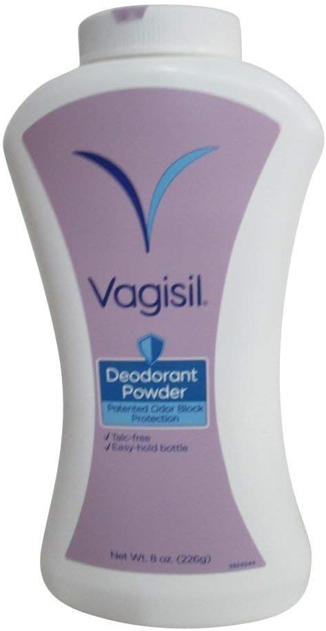 Vagisil Deodorant Powder 8 oz (Pack of 4)