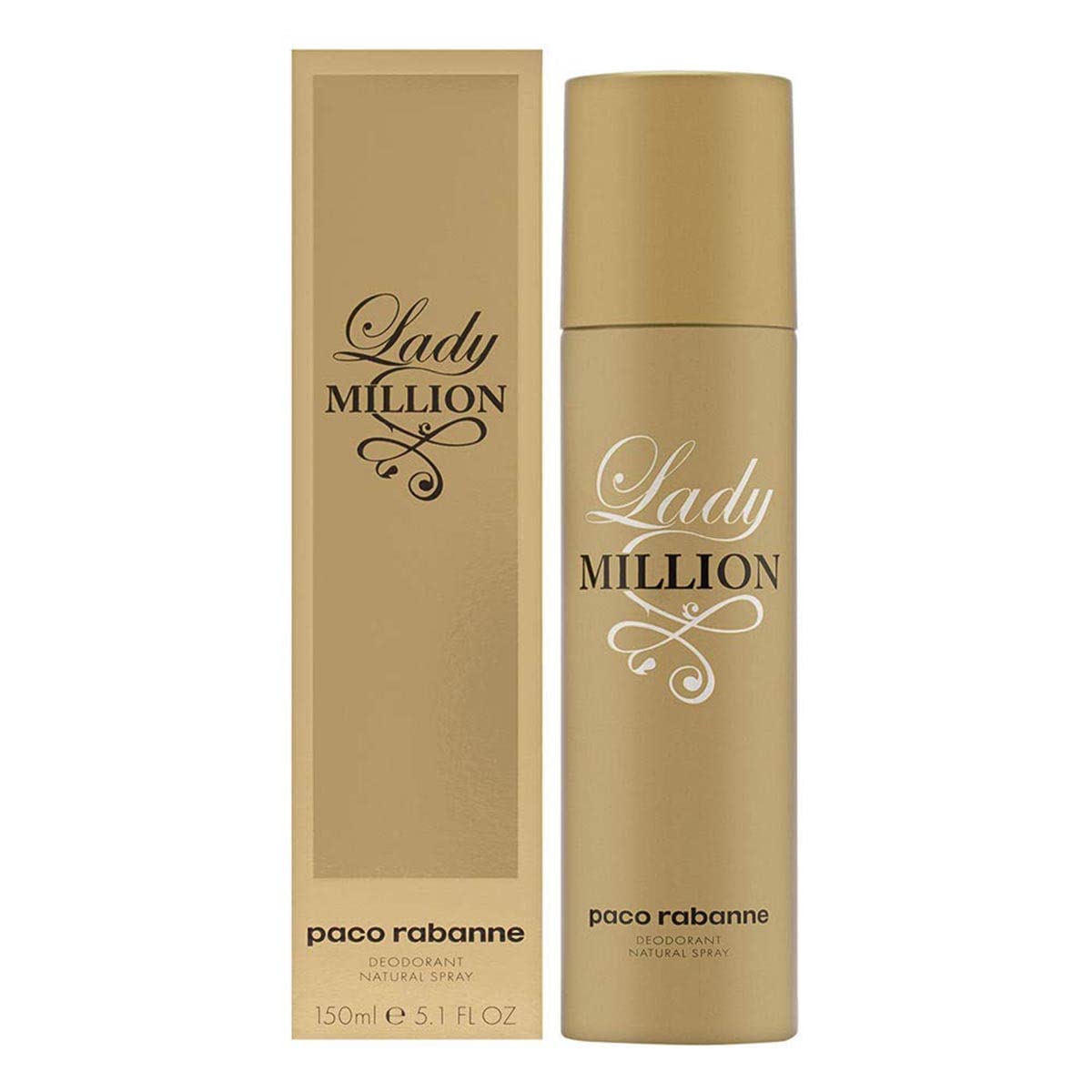 Lady Million by Paco Rabanne Deodorant Spray 5 oz