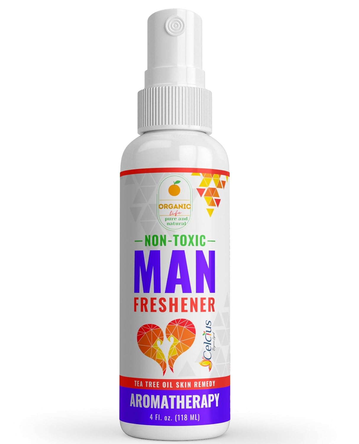 All Natural Ball Spray Deodorant for Men. Groin Deodorant Spray with Organic Tea Tree Oil. All Natural Crotch Itch Spray.