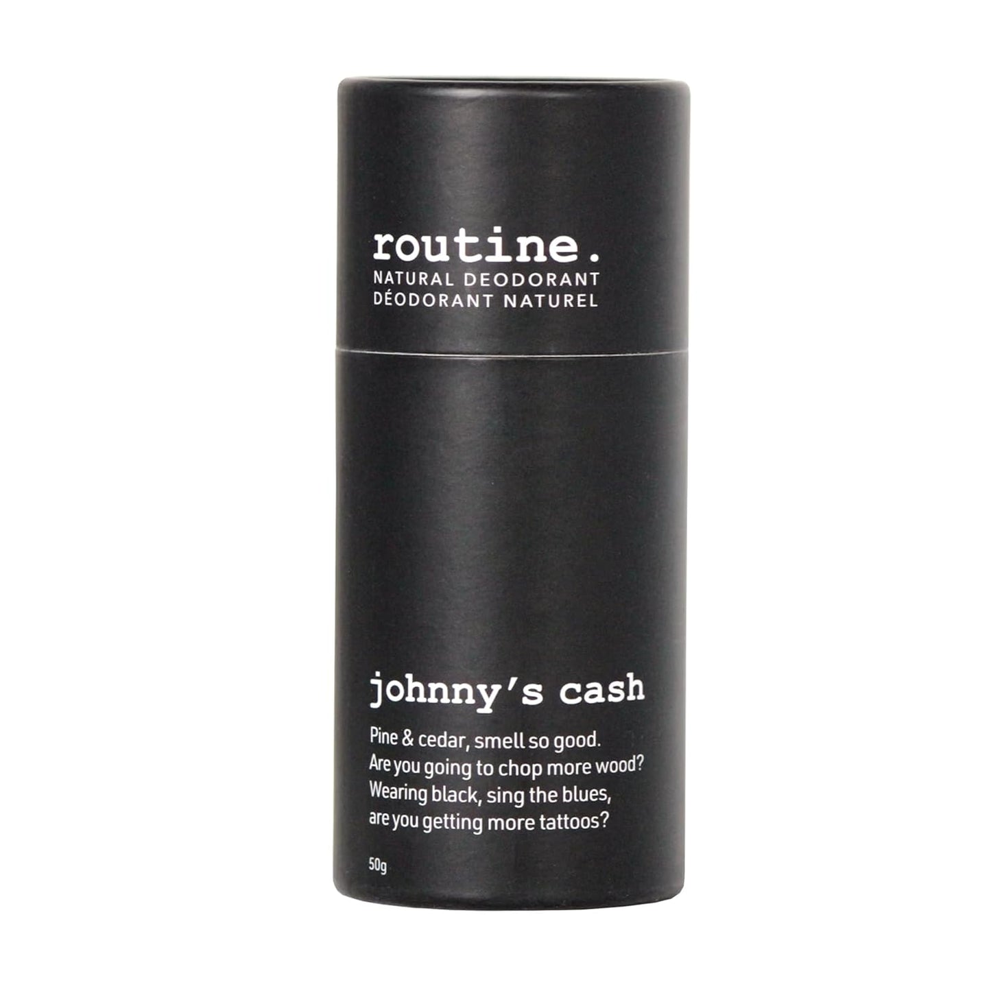 Routine Natural Deodorant Johnny's Cash Deo Stick | 1.7 Fluid Oz. Natural Deodorant Aluminum Free Natural Deodorant For Women & Men | (Stick Formula)