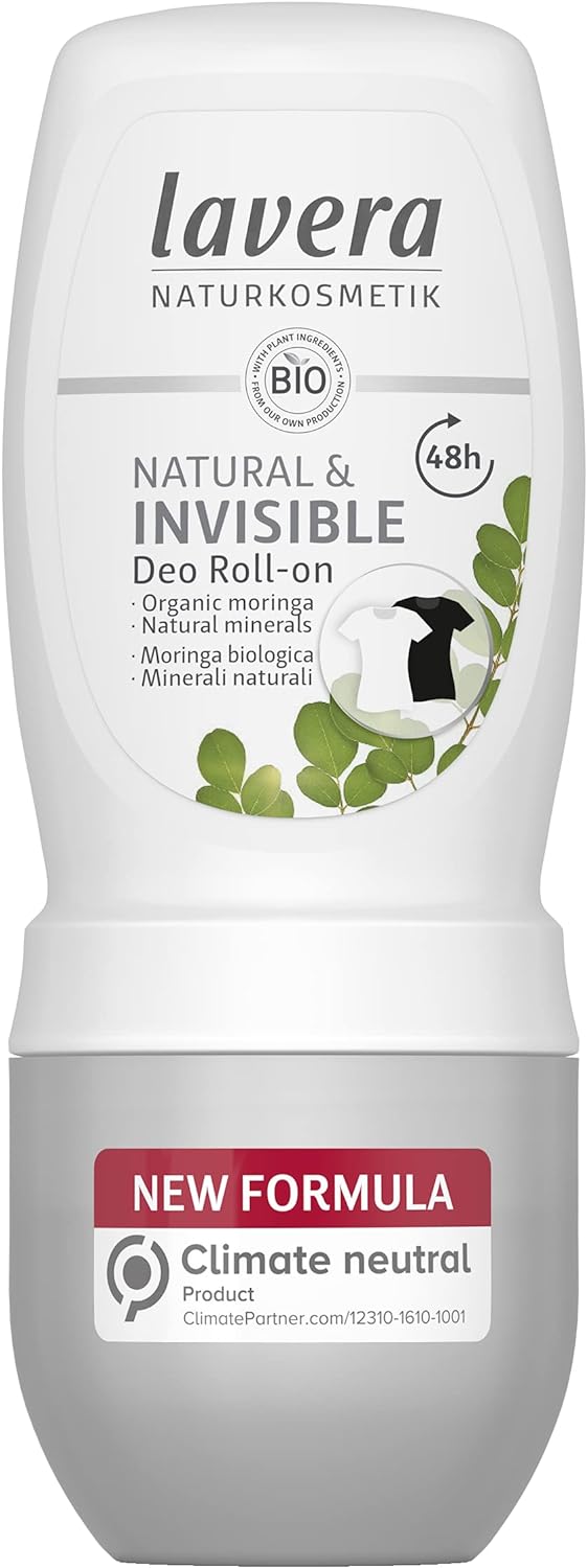 LAVERA Natural and Invisible Roll On Deodorant, 50 ML