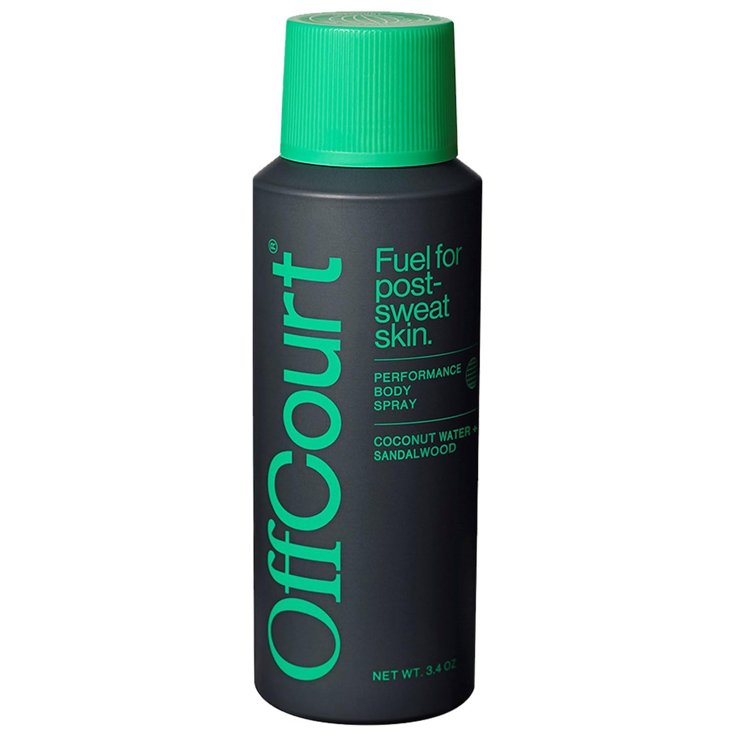 OffCourt Natural Body Spray for Men w/Prebiotics – Deodorizing & Aluminum-Free Men’s Body Spray Deodorant for Full-Body Use w/Bold, Long-Lasting Coconut Water & Sandalwood Scent, 3.4 Ounce (Pack of 1)