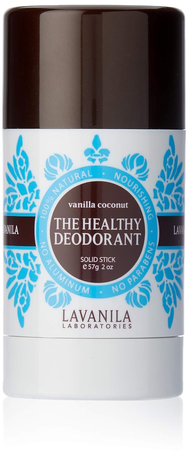 Lavanila - The Healthy Deodorant. Aluminum-Free, Vegan, Clean, and Natural - Vanilla Coconut 2 oz