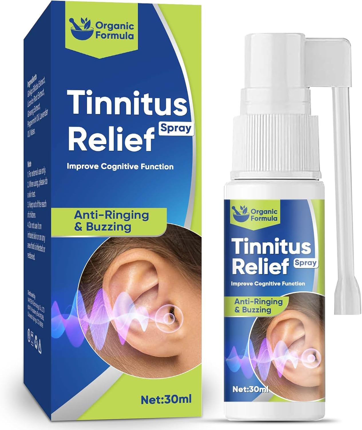 Tinnitus-Rêlief-for-Ringing-Ears Natural-Ingredients-Ear-Ringing-Rêlief-Drops Effectively-Soothes-Headache-and-Improves-Hearing-Tinnitus-Oil,30 ml