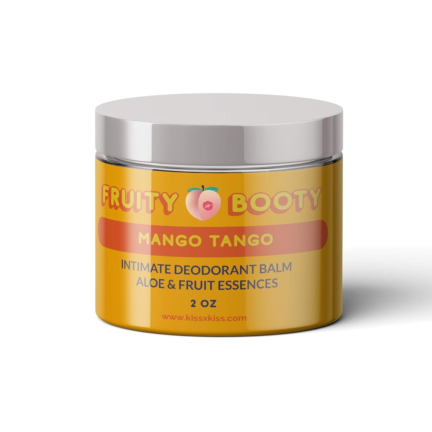 Fruity Booty - Intimate Odor Neutralizing Balm - Immediate Smell Protection for Your Butt, Bikini Zone, Balls, etc. - Natural Leave-On Formula with Aloe & Fruit Essences (Mango)
