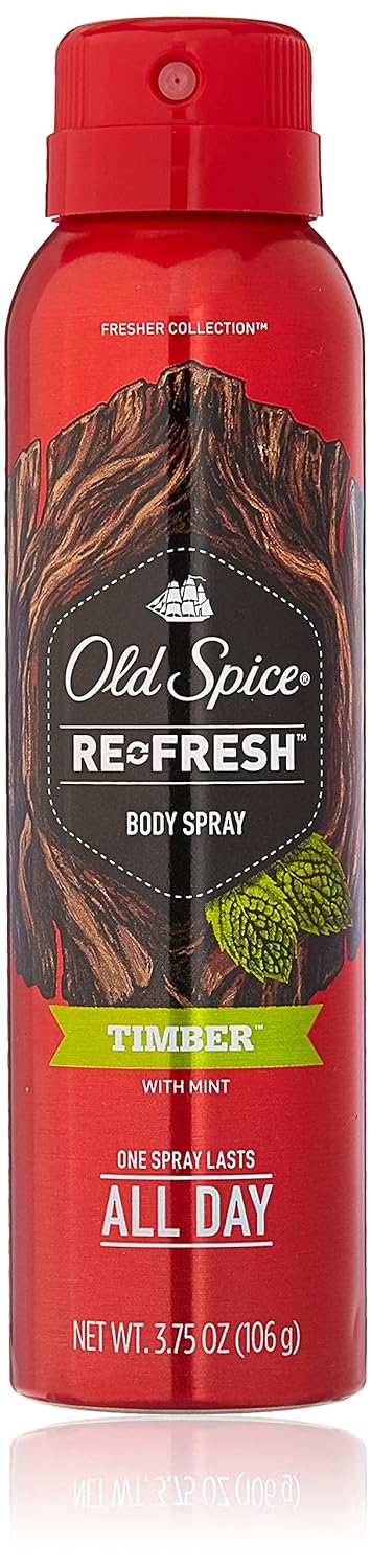 Old Spice Re Fresh Body Spray - Fresher Collection 3.75 OZ (Pack of 2)