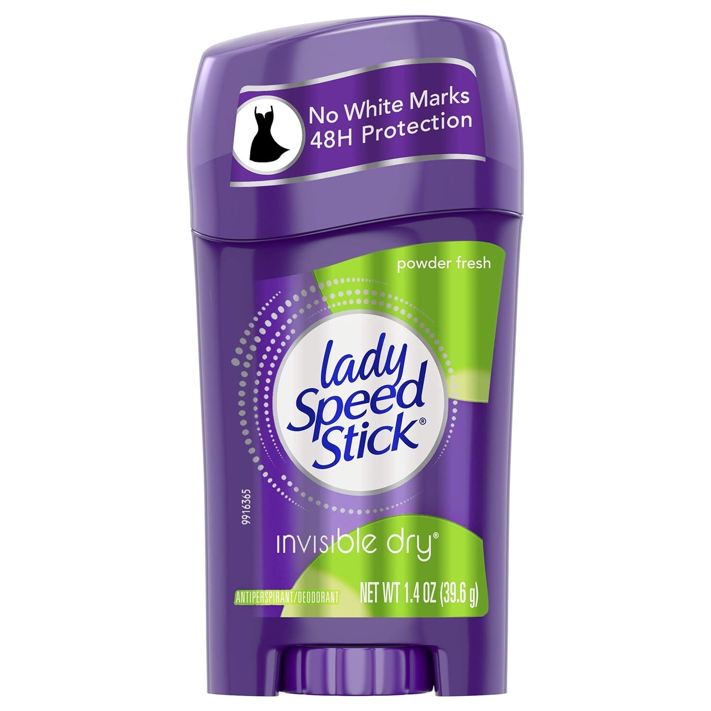 Lady Speed Stick Invisible Dry - Powder Fresh 1.4 Oz(Pack of 12)