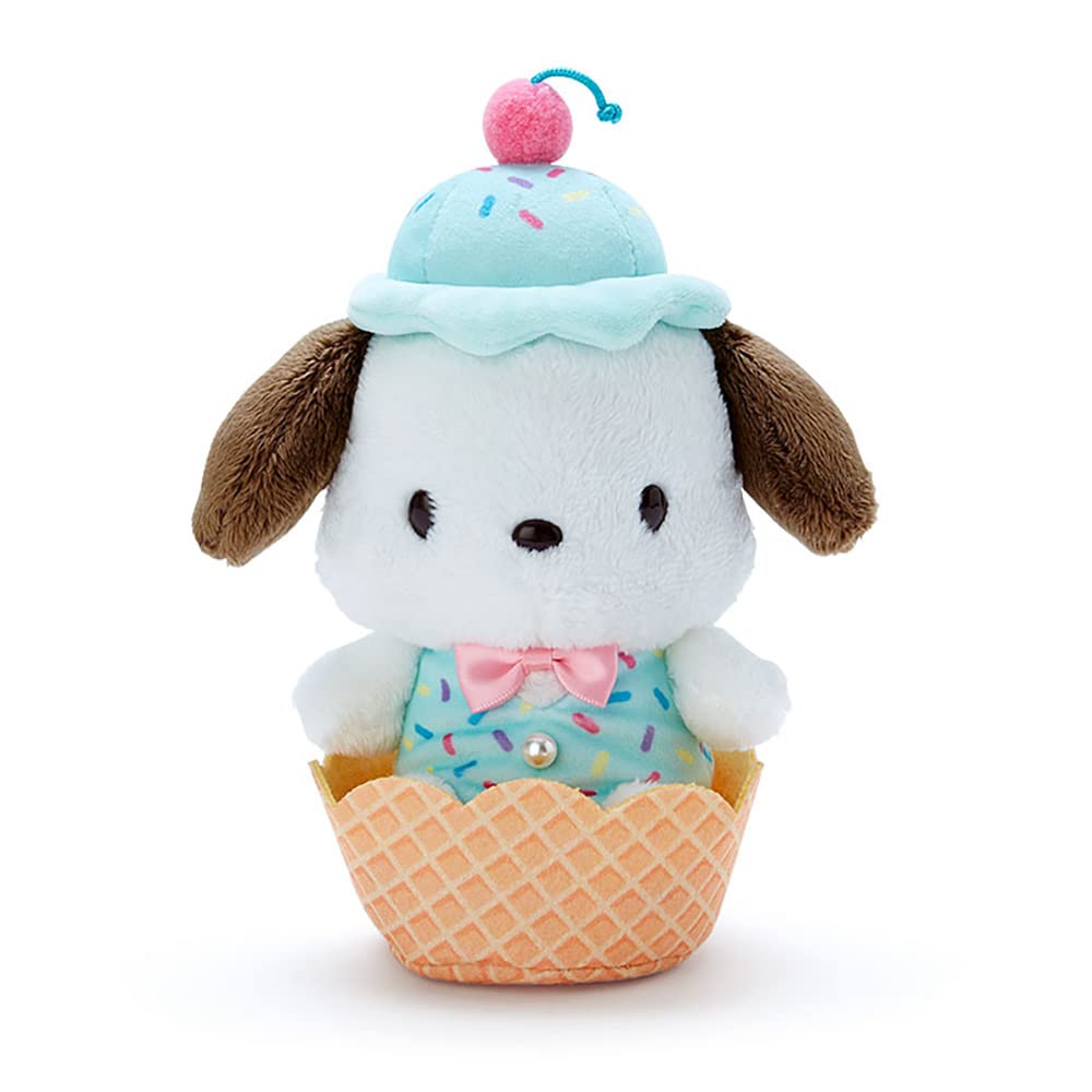 Sanrio Plush Toy Pochacco / Ice Cream Parlor Japanese Cute Plush Dolls Kids Plush Toys