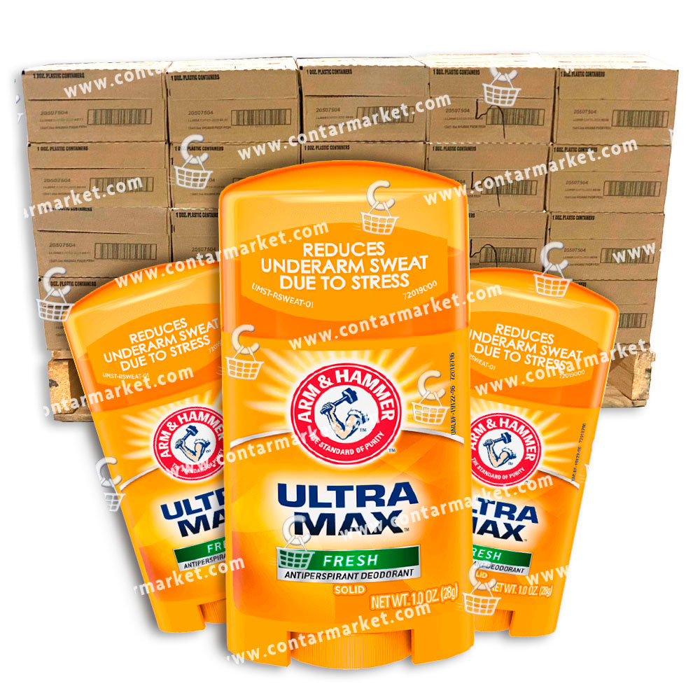 Arm & Hammer UltraMax Solid Fresh Scent 1 oz - 1800 ct - 150 boxes per Pallet