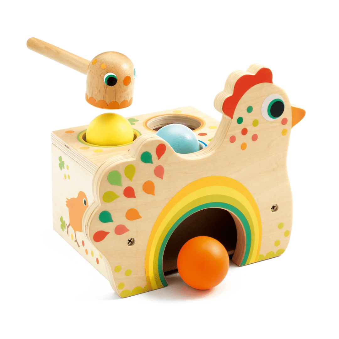 Tapatou Chicken Wooden Tapping Toy