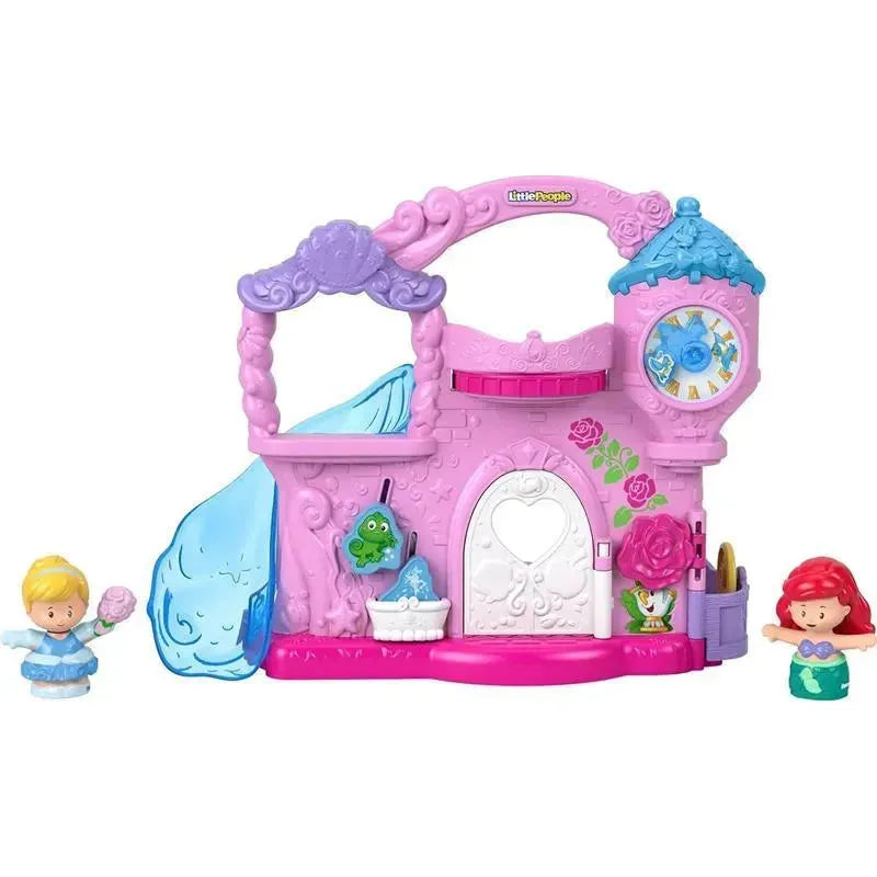 Fisher Price - Little People Toddler Toy Disney Princess Play & Go Castle Portable Playset with Ariel & Cinderella