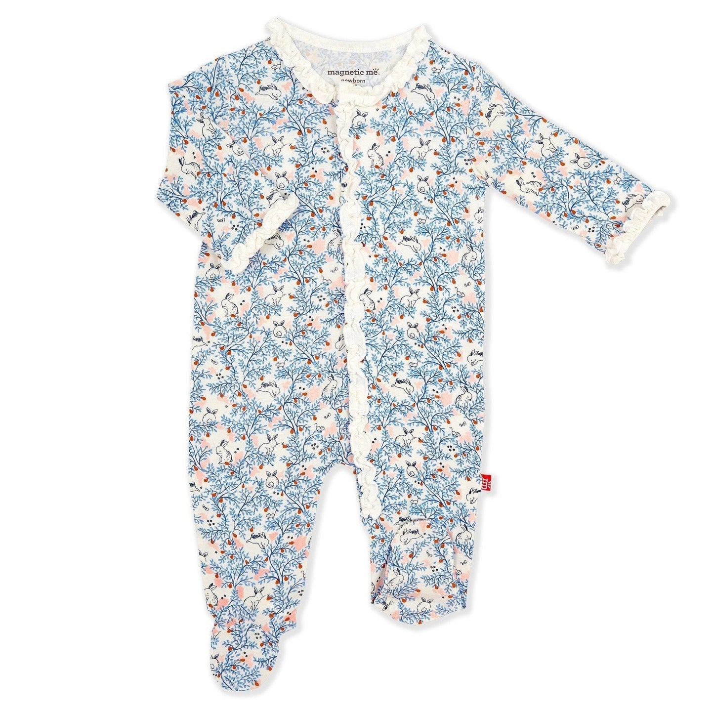 Magnetic Me Somebunny Floral Modal Footie