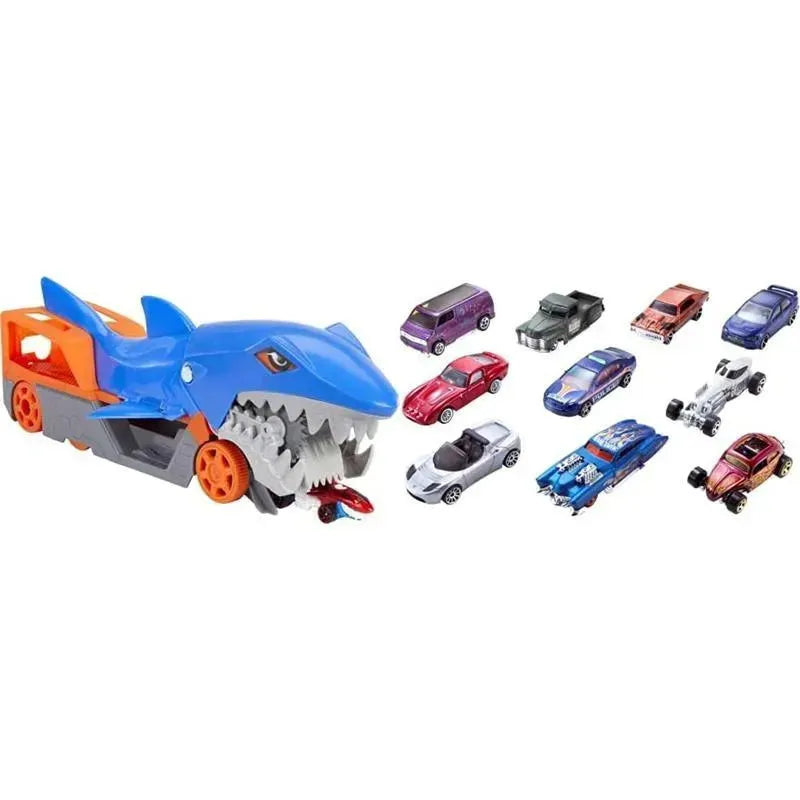 Mattel - Hot Wheels Shark Chomp Transporter Playset