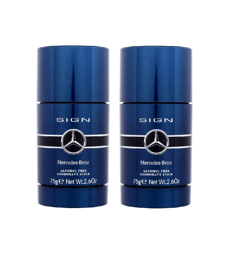 2xPack Mercedes Benz Sign Alcohol-Free Deodorant Stick - 150 g