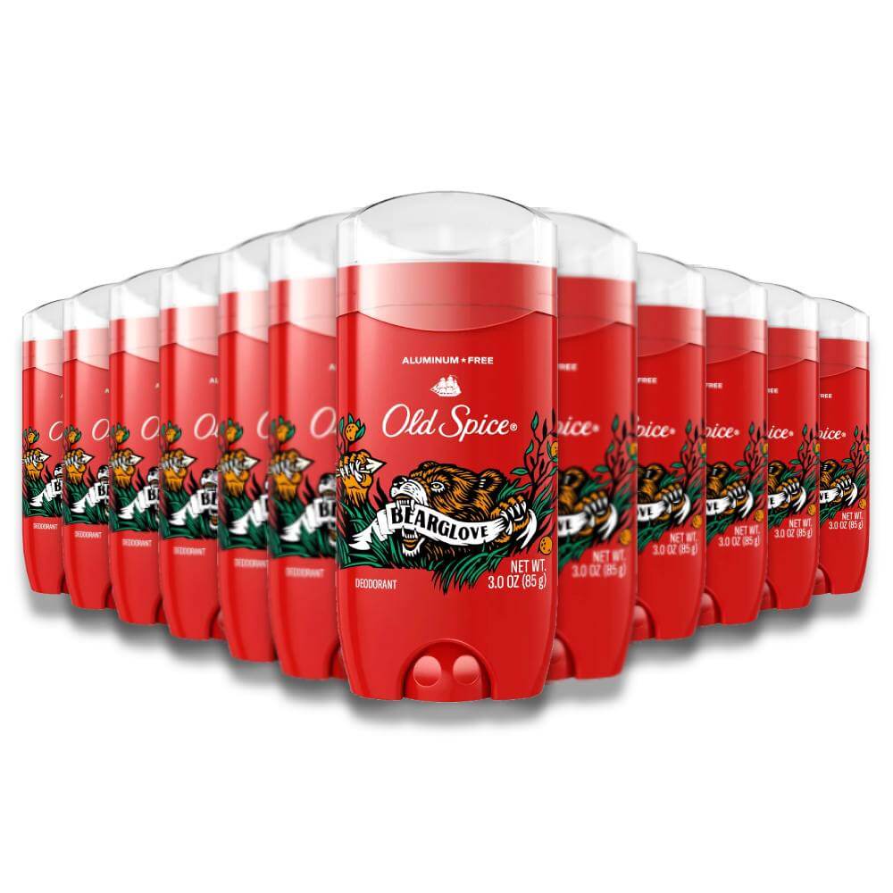 Old Spice - Antiperspirant & Deodorant, Wild Collection, Bearglove - 3 Oz - 12 Pack