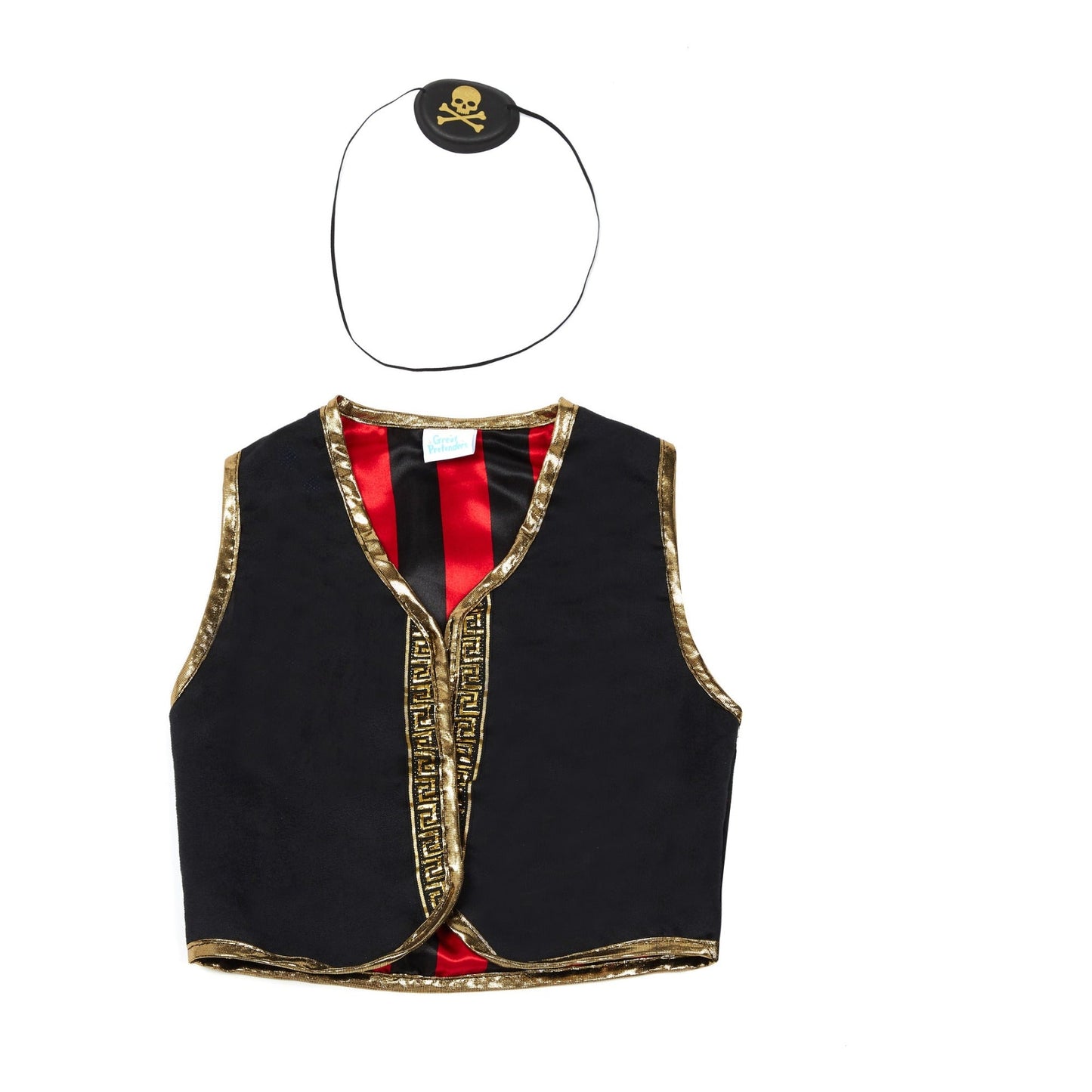 Great Pretenders Pirate Vest & Eye Patch