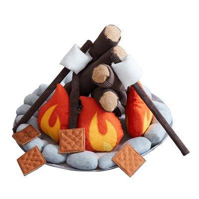 Plush Campfire with Smores Toy for Kids