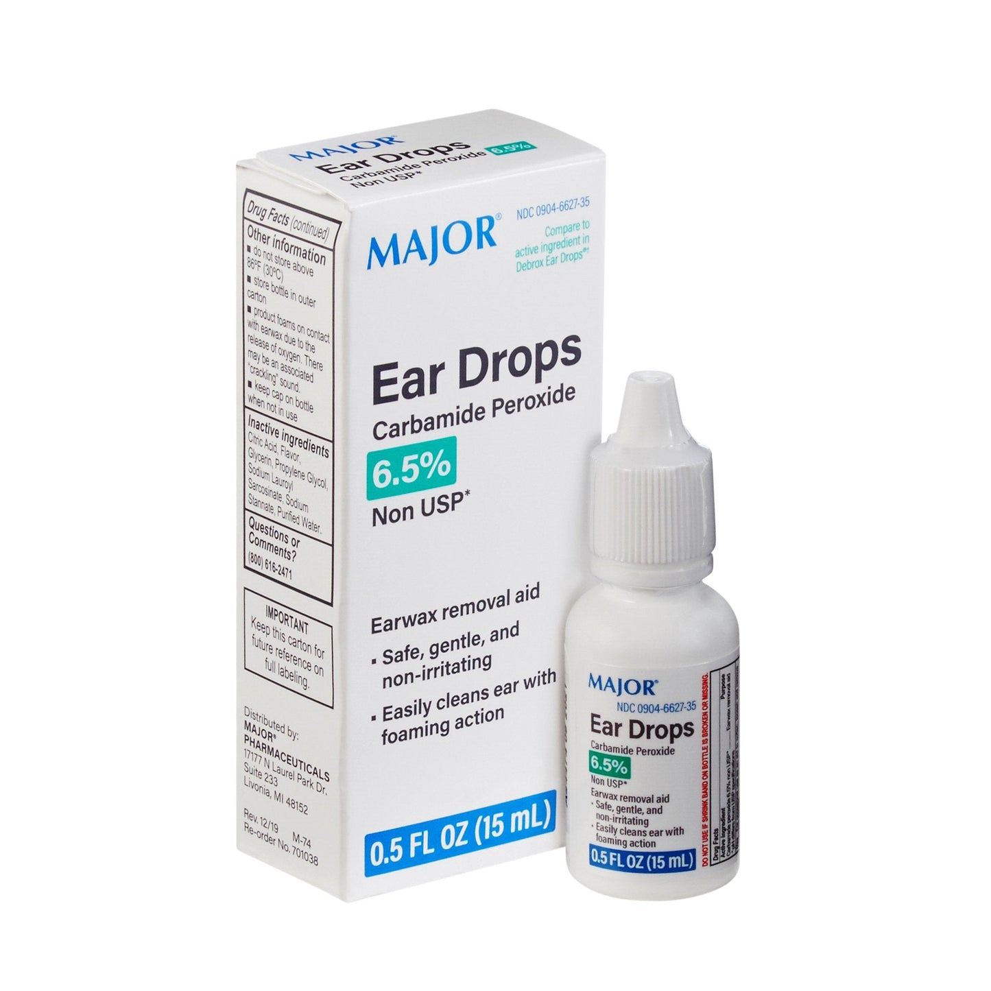 Generic Debrox® Earwax Remover, 0.5 Fl. Oz.