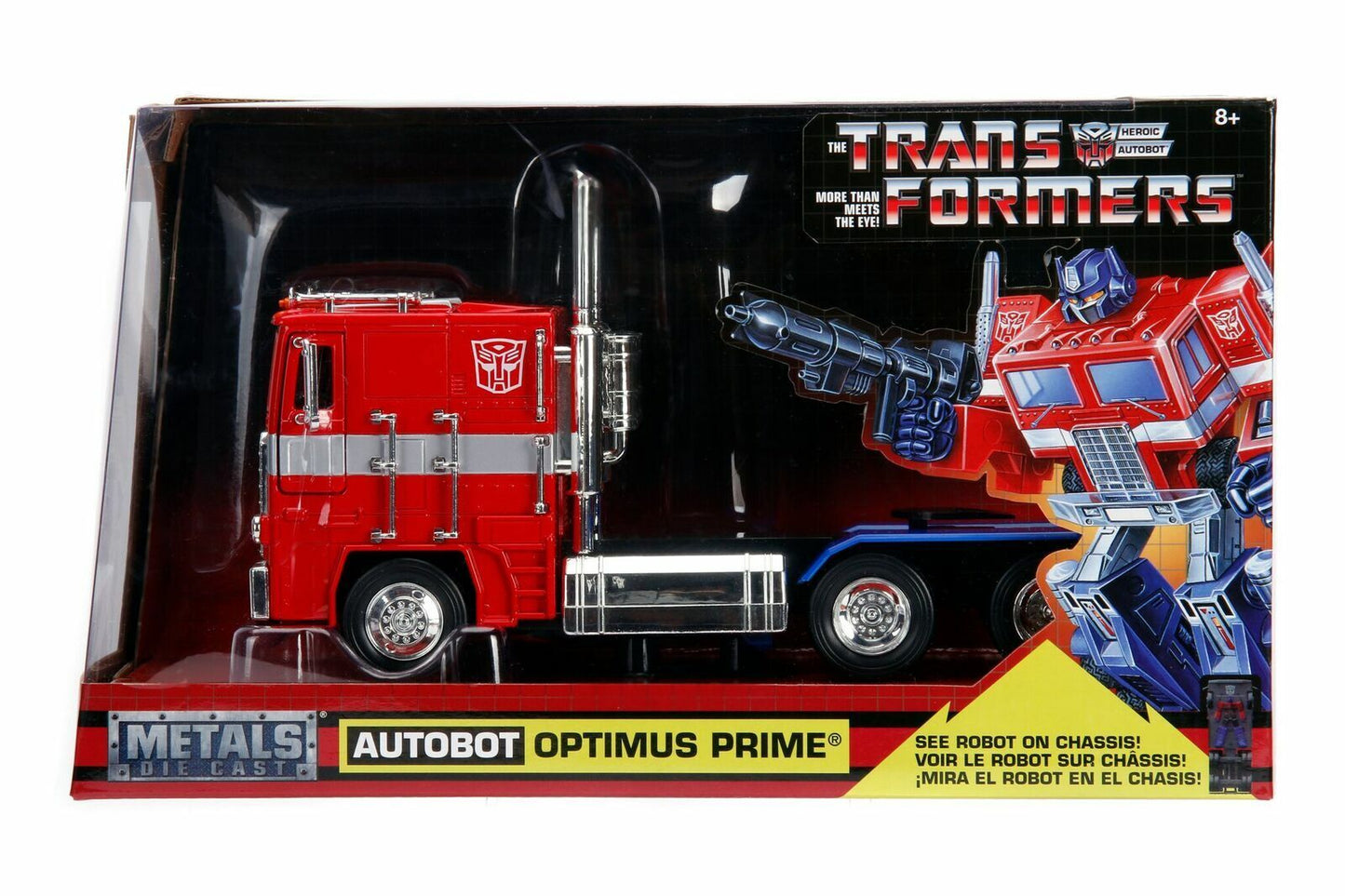 Jada Hollywood Rides - Transformers G1: Autobot Optimus Prime 1:24 Die Cast Vehicle (99524) LOW STOCK
