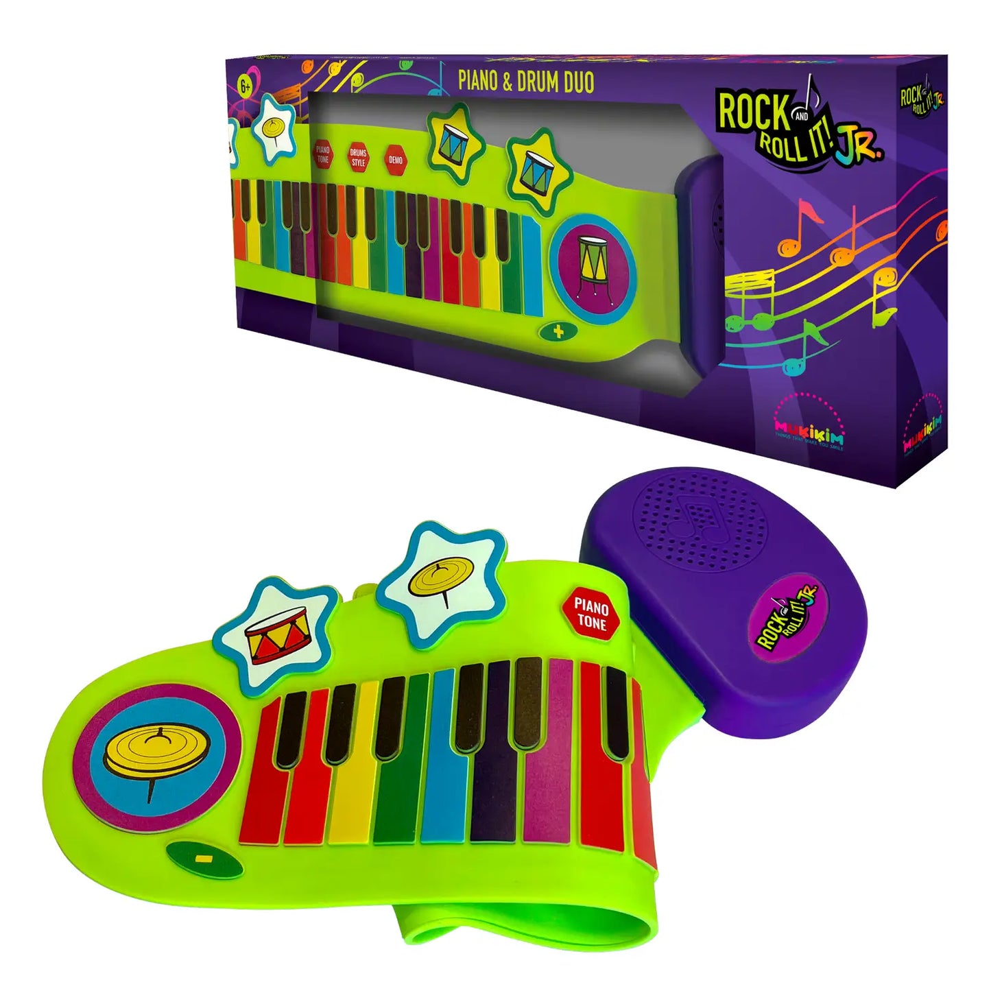 Rock and Roll It Jr Piano + Drum Combo