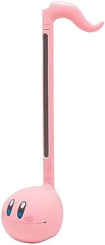 Otamatone Kirby Pink Star Hero Japanese Electronic Musical Instrument Portable Music Synthesizer from Japan by Maywa Denki Studio Award Winning, Educational Fun Gift Game Character Pink Hero