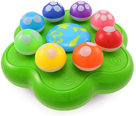 BEST LEARNING Mushroom Garden - Interactive Educational Light-Up Toddler Toys for 1 to 3 Years Old Infants & Toddlers - Colors, Numbers, Games & Music for Kids - Ideal Baby Toy Birthday Gift