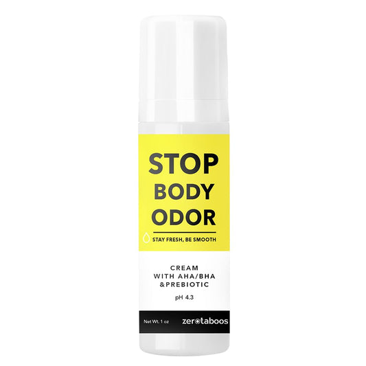 AHA & BHA Brightening Deodorant Cream with Prebiotics, Aluminum-free, Baking-Soda-Free, Fragrance-Free