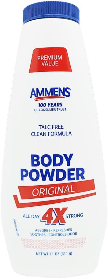 Ammens Deodorant Powder, Original 11 oz (pack of 2)