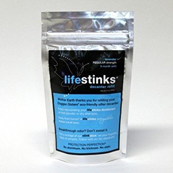 Lifestinks regular strength lavender deodorant refill 4.5 ounce
