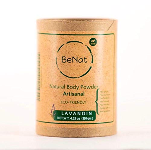 BeNat Talc Free All Natural Body Powder for Men, Women, Kids and Babies Ultimate Comfort Moisture Absorbing Natural Body Deodorant Powder with 24 Hour Odor Protection