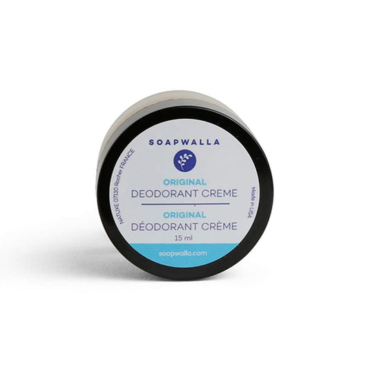 Organic Aluminum-Free Deodorant Cream (Original) | Vegan, Cruelty-Free, Clean Skincare (Travel Size, 0.5 oz | 15 g)