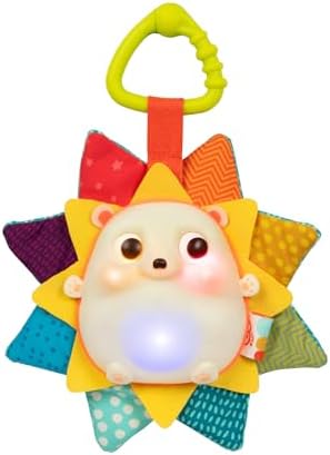 B. toys- B. baby – Baby Musical Light-Up Hedgehog Toy with Lights & Sounds – Sensory Toy for Newborns, Babies – Music & Glowing Lights –RainGlow Buddy- 0 Months +