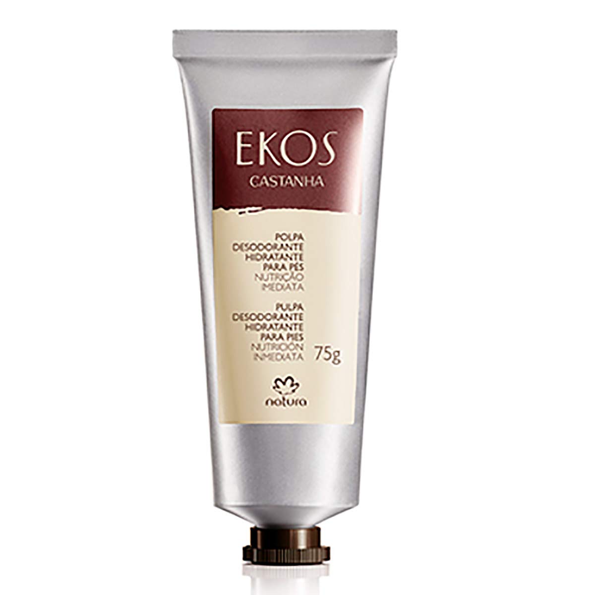 Linha Ekos (Castanha) Natura - Polpa Desodorante Hidratante Para Pes 75 Gr - (Natura Ekos (Brazilian Nut) Collection - Feet Moisturizing & Deodorant Pulp Net 2.65 Oz)