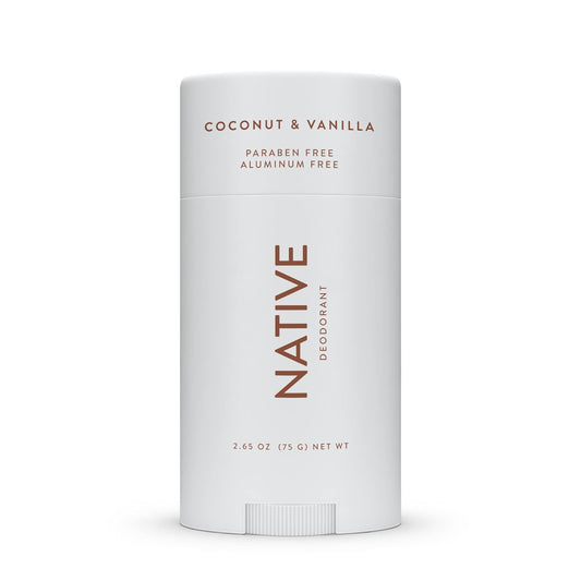 Native Deodorant Contains Naturally Derived Ingredients, 72 Hour Odor Control | Deodorant for Women and Men, Aluminum Free with Baking Soda, Coconut Oil and Shea Butter | Coconut & Vanilla