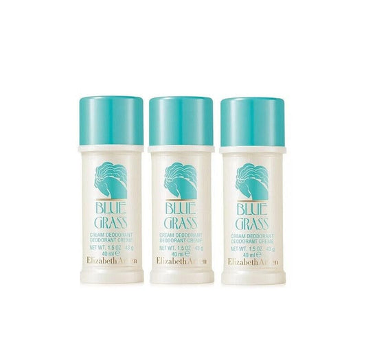 Blue Grass Deodorant Stick Cream 1.5 oz (45 ml) Women 3-Pack