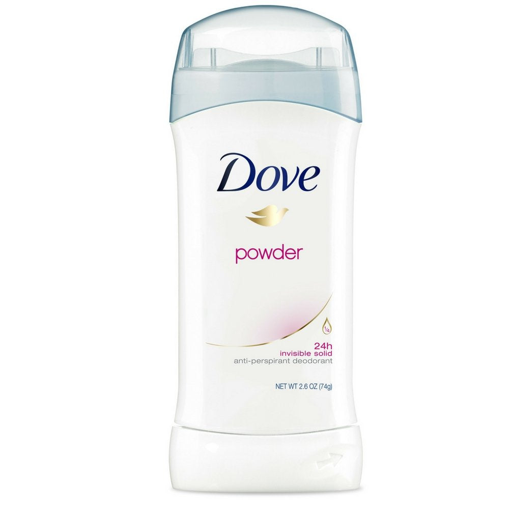 Dove Deodorant 2.6 Ounce Invisible Solid Powder, 2.6 Ounce (Pack of 6)
