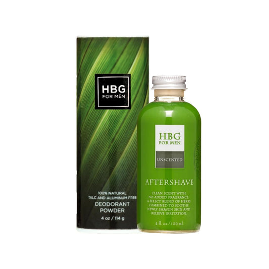 Honeybee Gardens for Men Deodorant & Afershave Bundle | Unscented