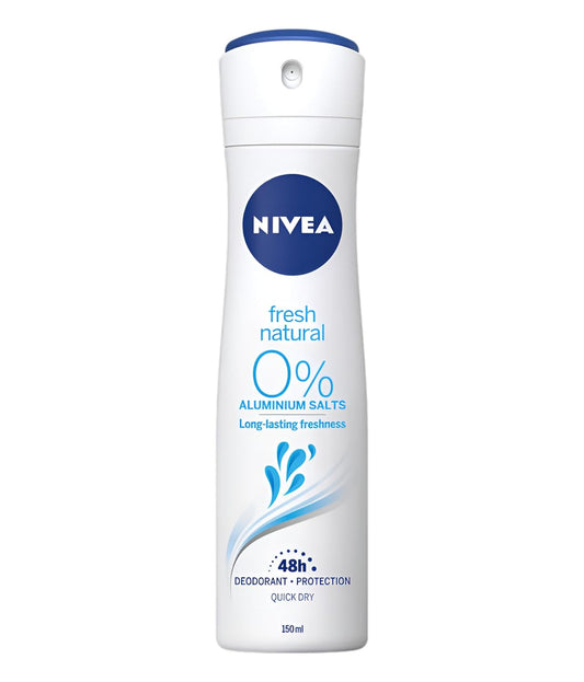 Nivea Fresh Natural Deodorant 48 Hr protection -150ml- 2 Pack