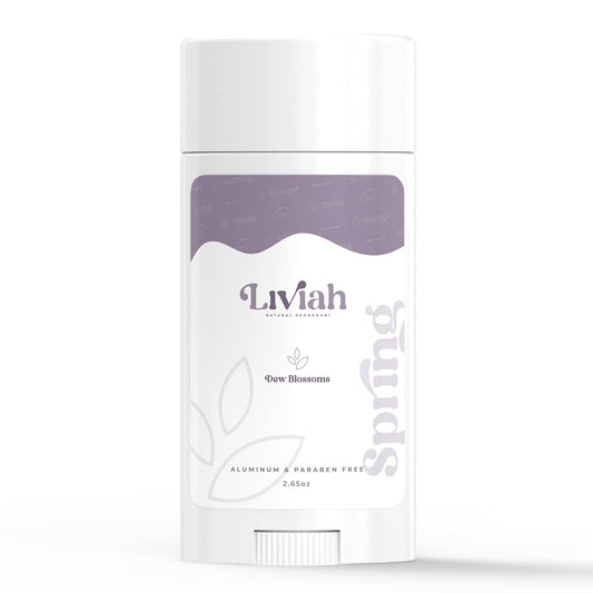 Natural Deodorant for Women, Men & For All Ages - 2.65oz Deodorant Dew Blossom Seasonal Scent, Paraben & Aluminum Free Deodorant for Gentle Underarm Care & 24-Hour Odor Protection
