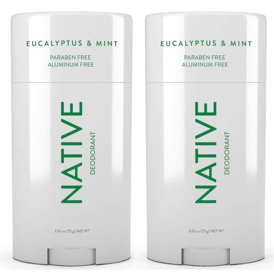 Native Deodorant Eucalyptus & Mint 2.65oz (2 pack)