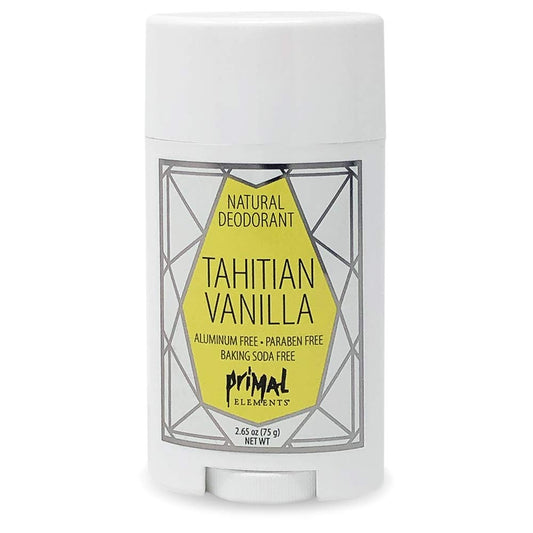 Primal Elements Tahitian Vanilla Natural Deodorant, 2.65 Ounce