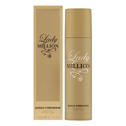 Lady Million by Paco Rabanne Deodorant Spray 5 oz