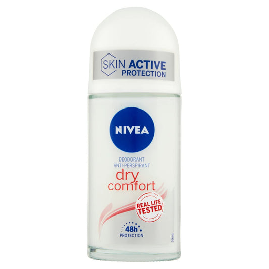 Nivea Dry Comfort Roll-On Deodorant - 50 ml