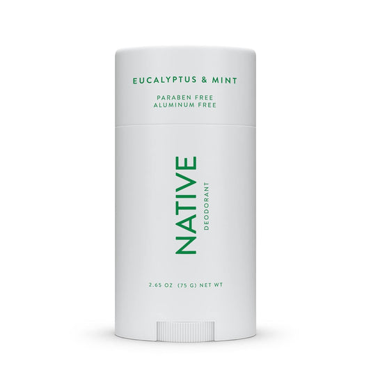 Native Deodorant Contains Naturally Derived Ingredients, 72 Hour Odor Control | Deodorant for Women and Men, Aluminum Free with Baking Soda, Coconut Oil and Shea Butter | Eucalyptus & Mint