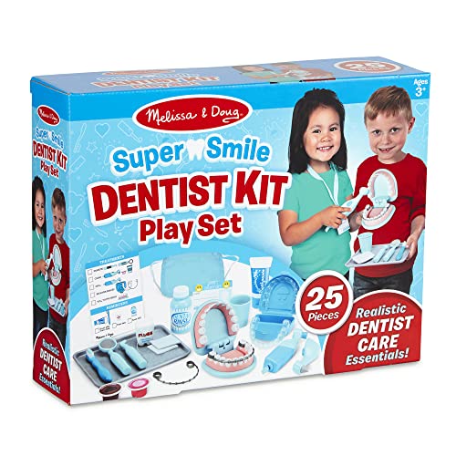 Melissa & Doug Super Smile Dentist Kit (25 Toy Pieces)