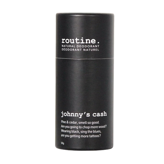 Routine Natural Deodorant Johnny's Cash Deo Stick | 1.7 Fluid Oz. Natural Deodorant Aluminum Free Natural Deodorant For Women & Men | (Stick Formula)